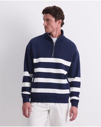Sportscraft - Stripe Zip Sweatshirt