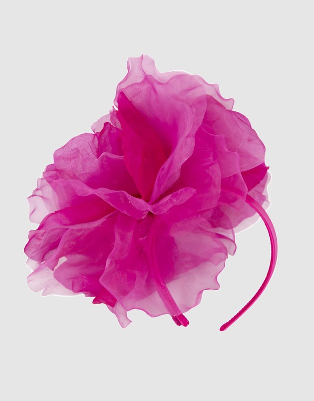 Fillies Collection - Large Fuchsia Flower Fascinator Headband