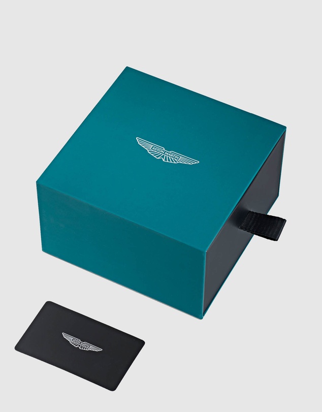 Aston Martin - BST Black Steel Bracelet and Black Silicone Strap Box Set