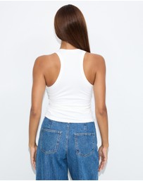 Dazie - Sabrina V-Neck Tank Top