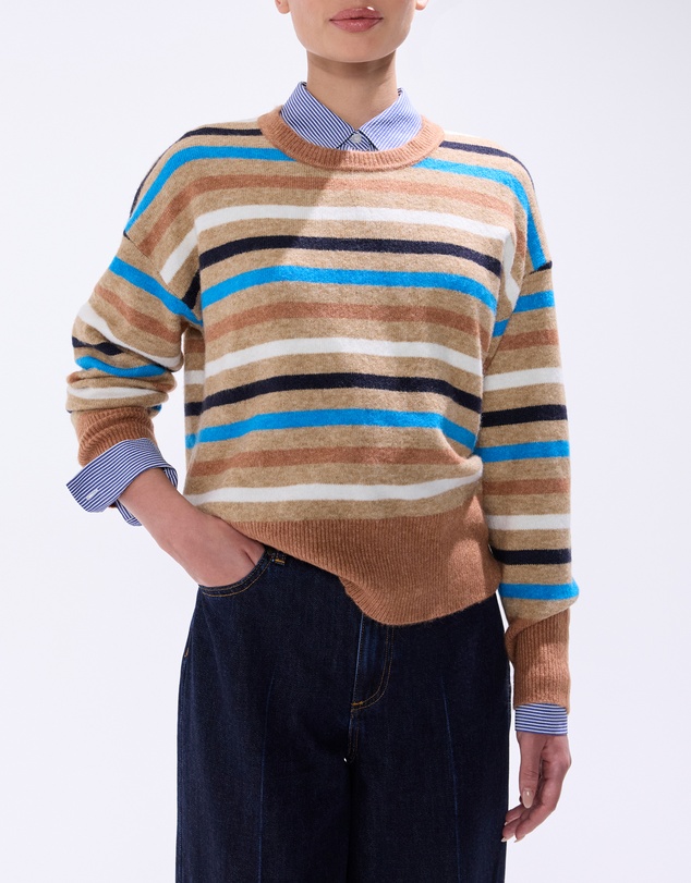 Marcs - Snowfall Stripe Knit Jumper