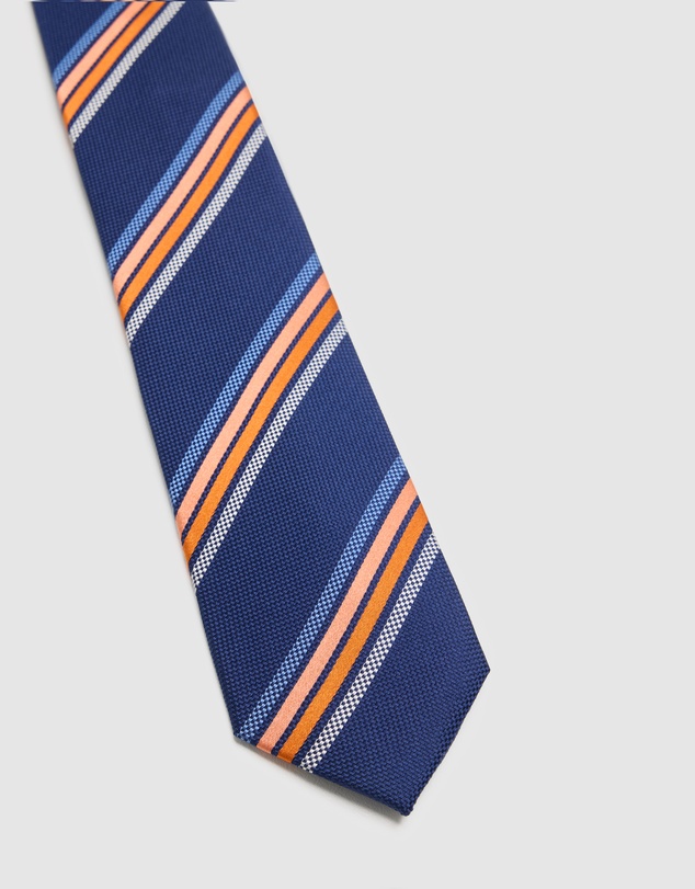 Oxford - Judd Stripe Silk 7Cm Tie