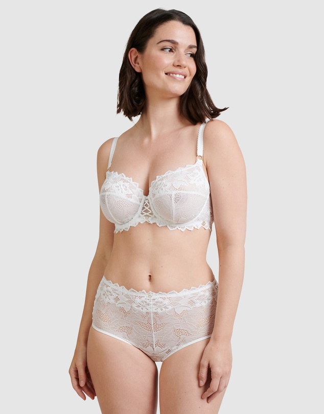 Sans Complexe - Arum Prima Wired Unlined Scalloped Lace Bra