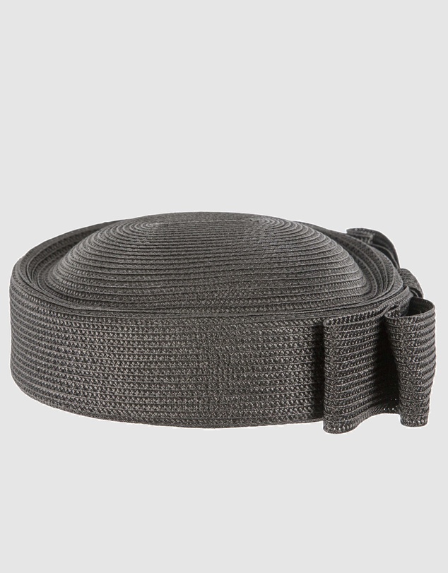 Max Alexander - Black Braid Pillbox Hat
