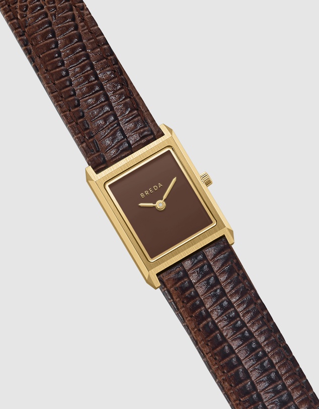 Breda - Virgil 1765c Leather Band Watch, 20MM