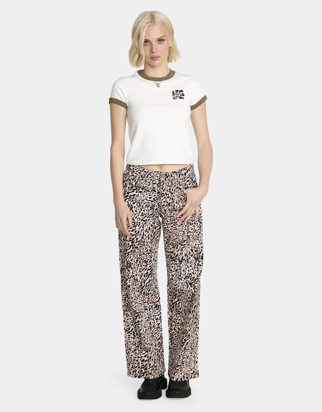 Volcom - Womens Stoney Time Ringer T-Shirt