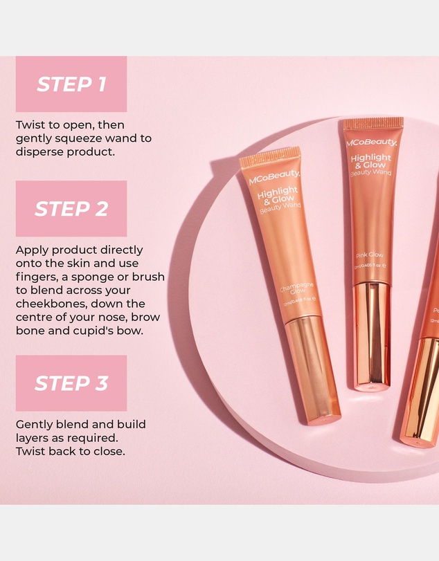 MCoBeauty - Highlight & Glow Beauty Wand - Bronze Glow