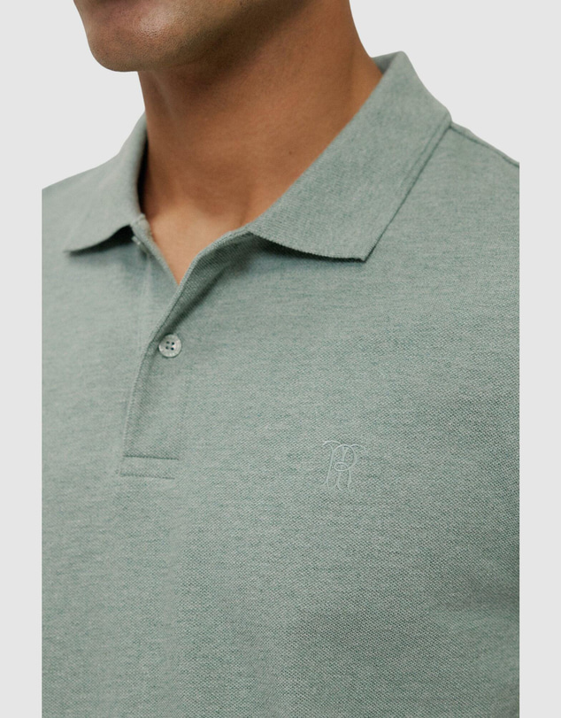 Trenery - Pique Marle Monogram Polo