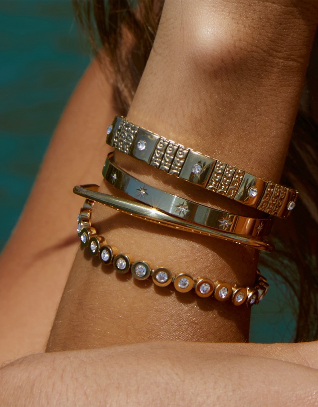 Arms Of Eve - Gemma Gold Cuff Bracelet
