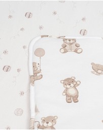 Living Textiles - Deluxe Nap Mat - Cuddly Bear