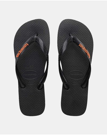 BLACK/ORANGE NEON