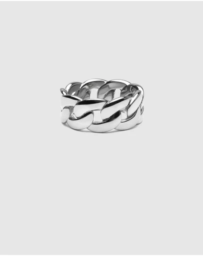 Nialaya Jewellery - Men's Chain Ring