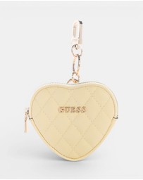 GUESS - Heart Pouch Keychain