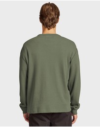 Academy Brand - Perry LS Waffle Crew