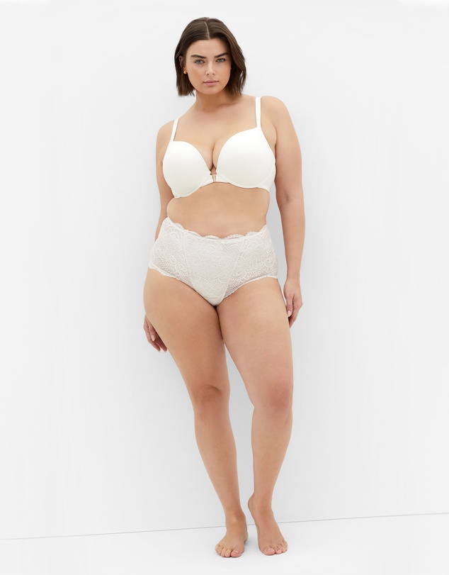 City Chic - Smooth & Chic Front Close Cotton Push Up Bra