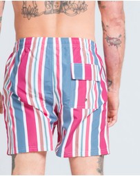 Vacancy Co - Candy Stripe Swim Short