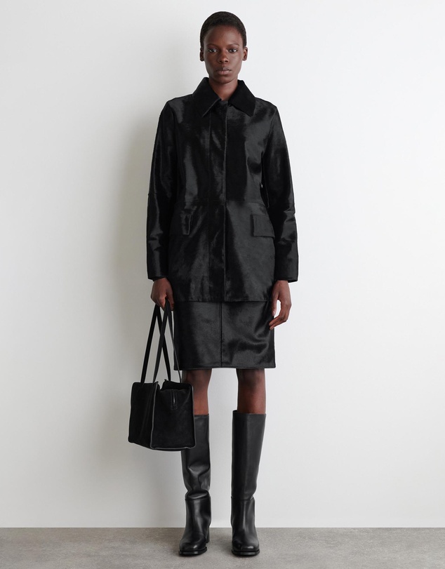 COS - Heeled Leather Knee Boots - Women's