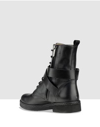 Habbot - Razzi Flat Ankle Boots