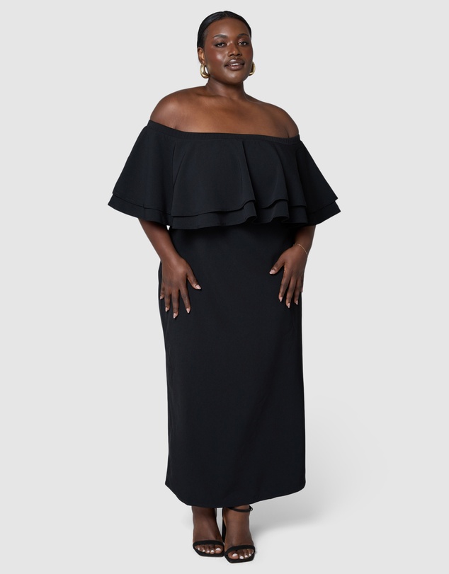 Pink Dusk by Curve Project - Wreckless Midi Dress