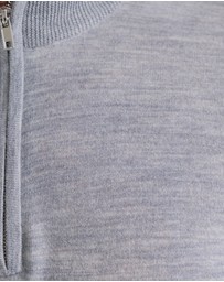Oxford - Merino Zip Neck Pure Wool Pullover