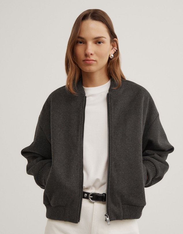 Witchery - Felted Zip Bomber Jacket