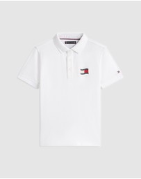 Tommy Hilfiger - Boys Regular Fit Wavy Flag Polo Shirt - Kids