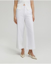 Oxford - Ela Linen Blend Pants