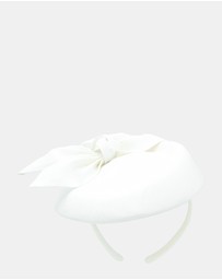 Morgan & Taylor - Florence Fascinator in White
