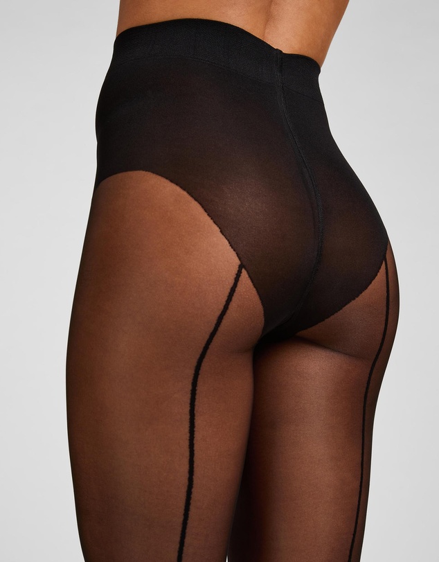 Hunkemoller - 15 Denier Backseam Tights