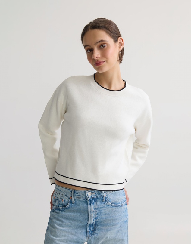 Oxford - Harper Contrast Trim Knit