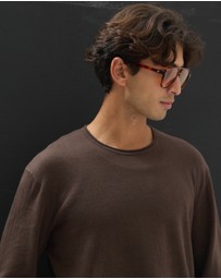 AERE - Easy Linen Blend LS Tee