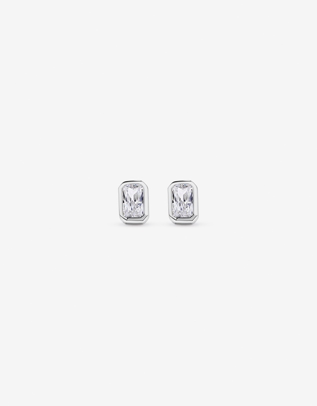 Michael Hill - 19cm Radiant-Cut Cubic Zirconia Bracelet and Stud Earring Gift Set in Sterling Silver