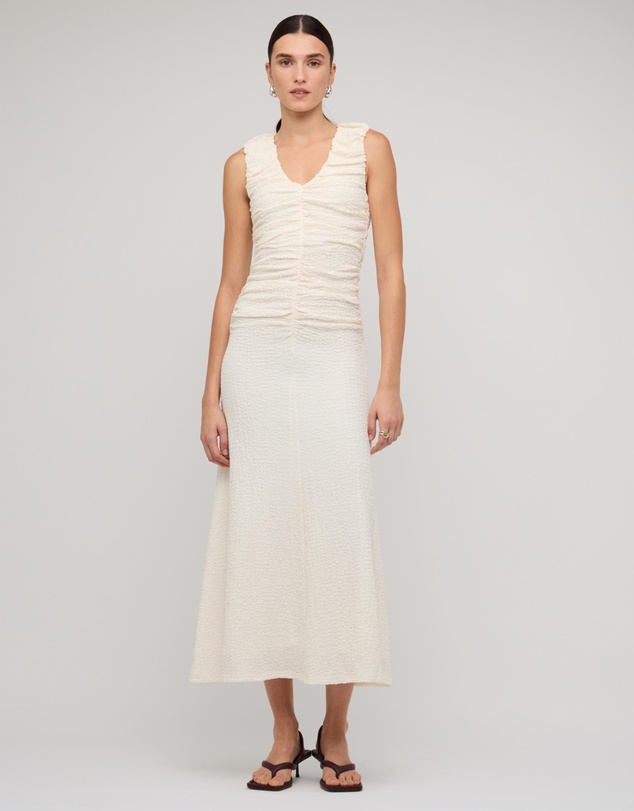 Staple the Label - Lyric Gathered Midi Dress