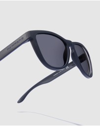 Hawkers Co - Polarized Blue Black One Raw Sunglasses for Men and Women UV400