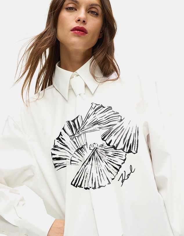 Karl Lagerfeld - Poplin Tie Shirt