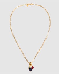 Elli Jewelry - Necklace Gemstone Pendants 925 Sterling Silver