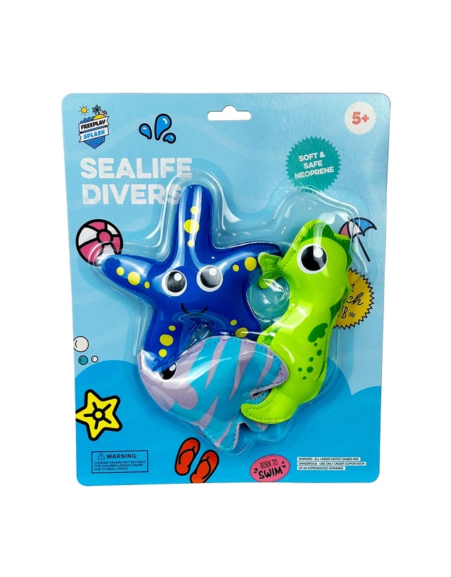 Freeplay Kids - Neoprene Sealife Divers 3pk
