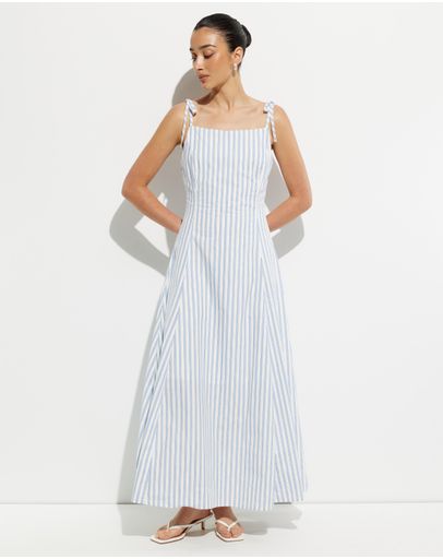Blue & White Stripe