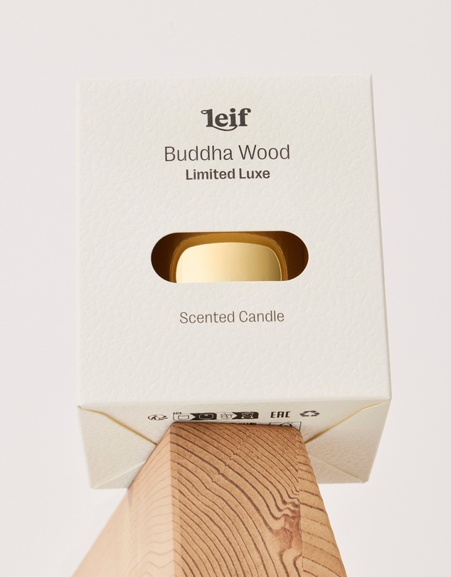 Leif Products - Limited Luxe: Buddha Wood Candle 280g