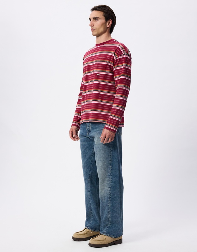 Sunflower - Stripe LS Pocket Tee