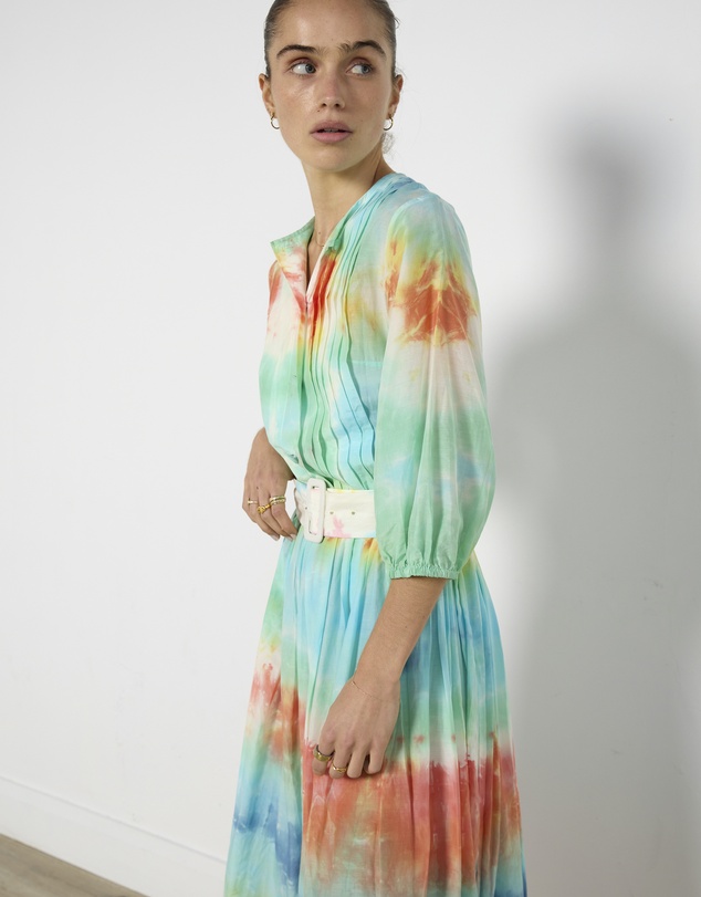 Cirkular - Pre-Loved - Luuda Tie Dye Midi Dress
