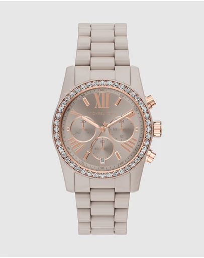 Michael Kors - Lexington Nude Chronograph Watch