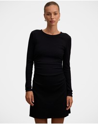 Forever New - Ash Long Sleeves Ribbed Mini Dress