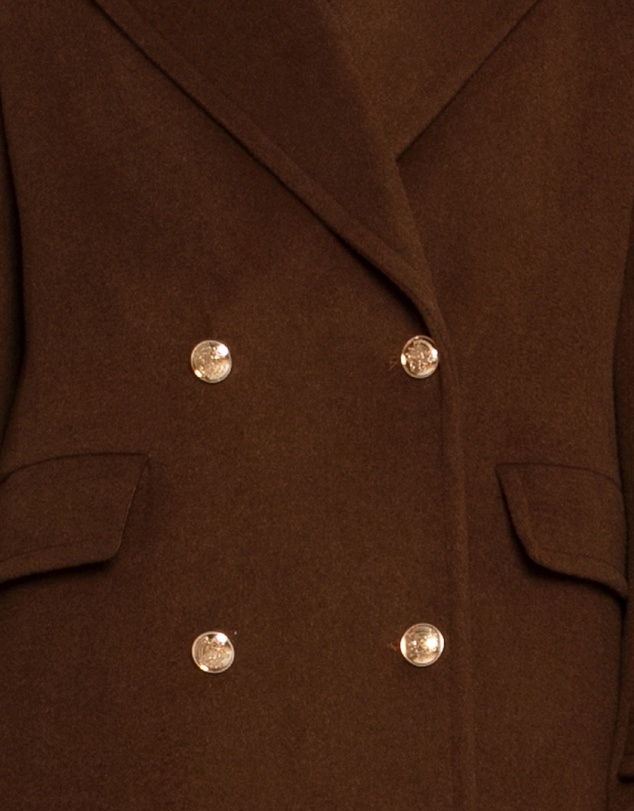 Belle & Bloom - Command Wool Blend Double Breast Maxi Coat