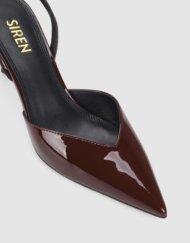 Siren - Yoco Slingback Kitten Heels