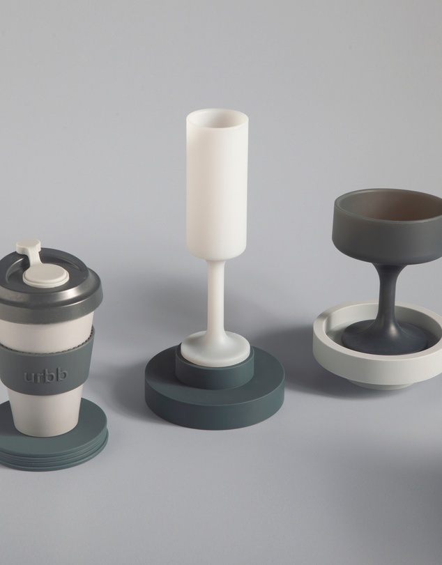 porter green - urbb | biodegradable bamboo coffee cup