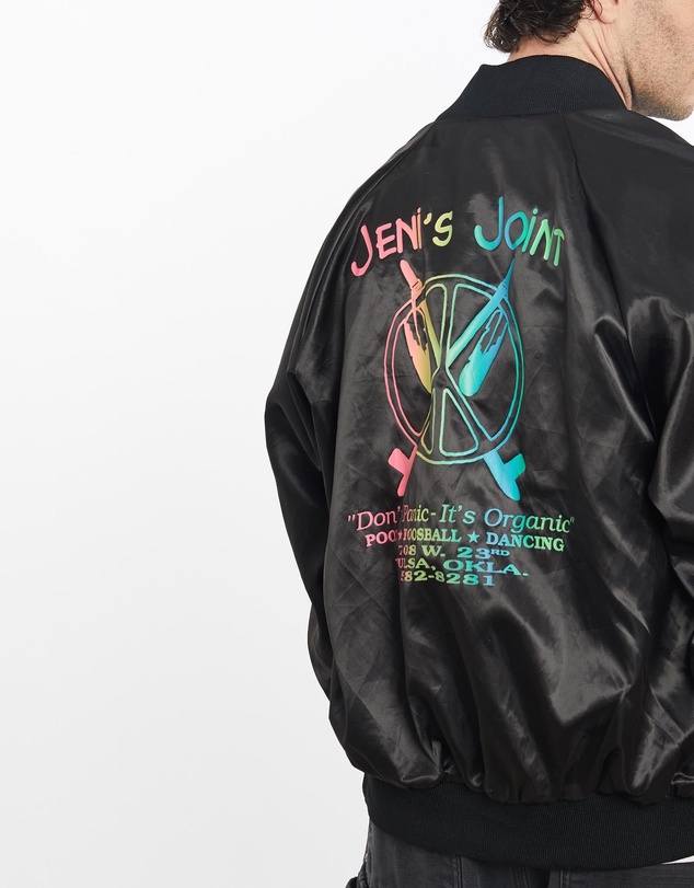 Vintage by The Real Deal - Pre Loved - Vintage 80s Jeni's Joint Satin Bomber Jacket