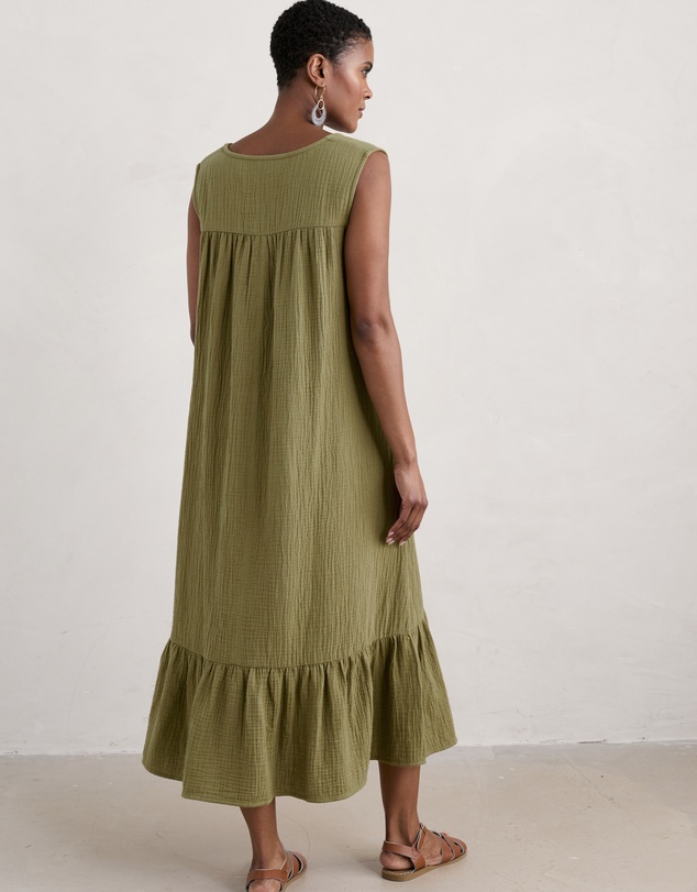 Seasalt - Seasalt Cornwall Green Teaspoon Bay Dress