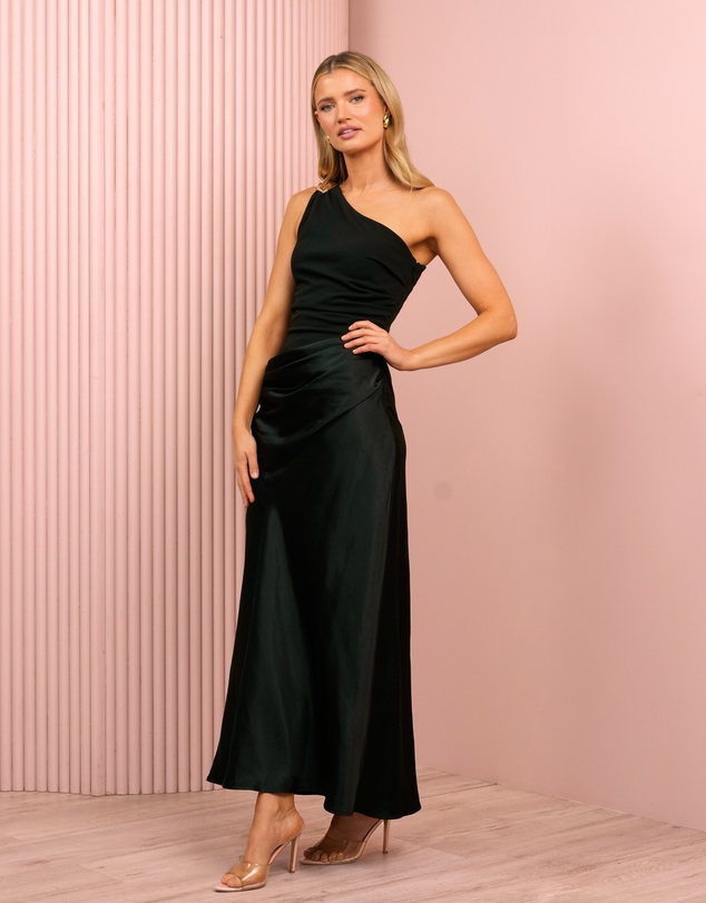 Azzurielle - Cate One Shoulder Maxi Dress