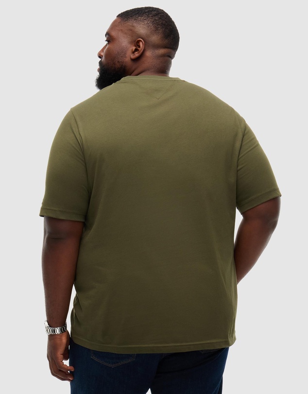 Tommy Hilfiger - Big & Tall Logo Jersey Crew Neck T-Shirt